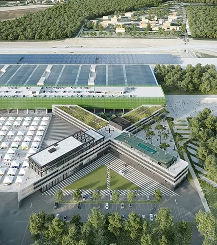 aérienne 3D Xaveer de Geyter agence XDGA
