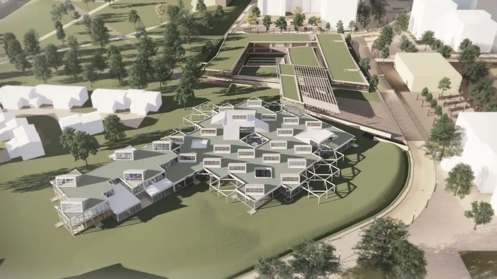 Projet d'extension de l'ENSA Toulouse par l'agence de Pierre-Louis Faloci, Kansei TV