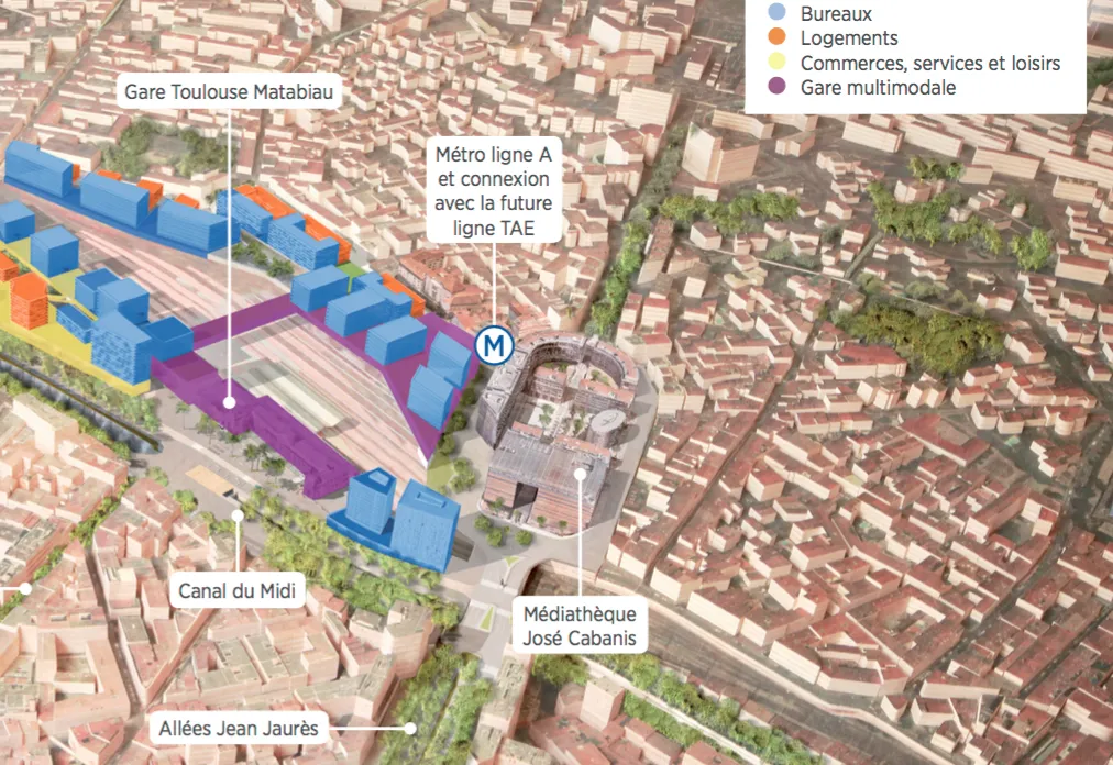 matabiau, toulouse, euro sud ouest