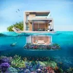 maison dans l'eau dubaî