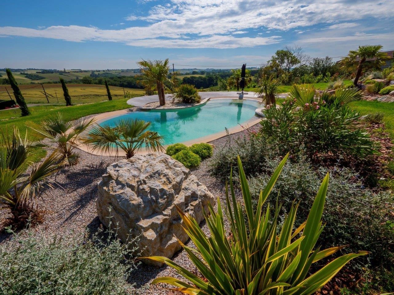 kansei-tv_annu-entr_creaconceptjardin_6 creaconcept jardin paysagiste toulouse balma lavaur exterieur piscine villa paysage kansei tv